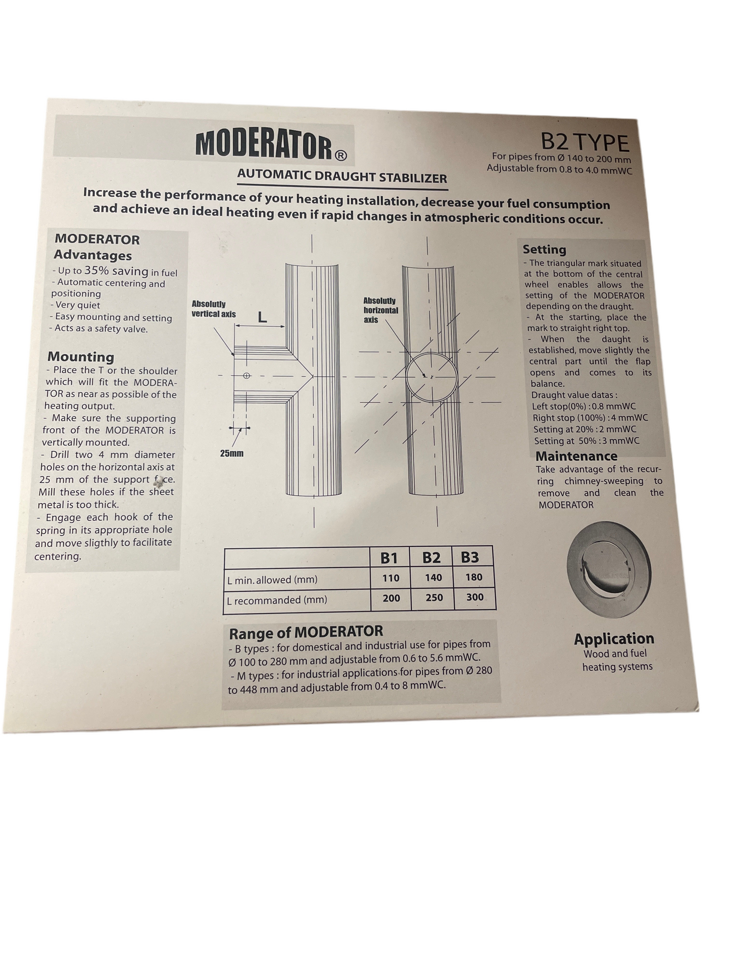 Modérateur de tirage